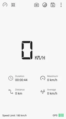 Speedometer android App screenshot 2